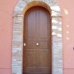 PORTA BLINDATA AD ARCO ESTERNA