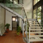 PARAPETTO SCALA IN VETRO